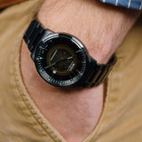 Buy Shop Mido Commander II Automatic Gradient Black Dial Black Steel Strap Watch For Men - M021.407.33.411.00 USA Online