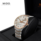 Buy Shop Mido Commander II Chronometer Automatic Silver Dial Two Tone Steel Strap Watch For Men - M021.431.22.031.00 USA Online