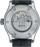 Buy Shop Mido Multifort Automatic Silver Dial Black Leather Strap Watch For Men - M005.430.16.031.80 USA Online