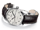 Buy Shop Mido Multifort Automatic Silver Dial Black Leather Strap Watch For Men - M005.430.16.031.80 USA Online