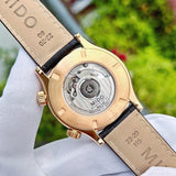 Buy Shop Mido Multifort Automatic Silver Dial Brown Leather Strap Watch For Men - M005.430.36.031.80 USA Online