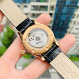 Buy Shop Mido Multifort Automatic Silver Dial Brown Leather Strap Watch For Men - M005.430.36.031.80 USA Online