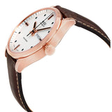 Buy Shop Mido Multifort Automatic Silver Dial Brown Leather Strap Watch For Men - M005.430.36.031.80 USA Online