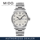 Buy Shop Mido Multifort Automatic Silver Dial Silver Steel Strap Watch For Men - M005.430.11.031.80 USA Online