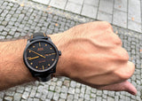 Buy Shop Mido Multifort Automatic Special Edition Black Dial Black Leather Strap Watch For Men - M005.430.36.051.80 USA Online