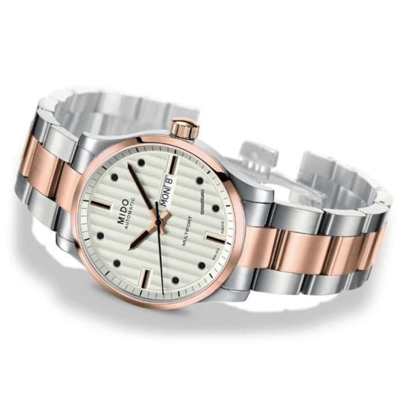 Buy Shop Mido Multifort Automatic Silver Dial Two Tone Steel Strap Watch For Men - M005.430.22.031.80 USA Online