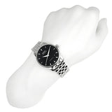 Buy Shop Mido Baroncelli Ii Automatic Black Dial Silver Steel Strap Watch For Men - M8600.4.18.1 USA Online