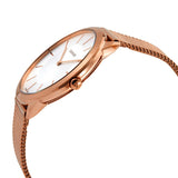 Buy Shop Calvin Klein Minimal White Dial Rose Gold Mesh Bracelet Watch for Men - K3M21626 USA Online
