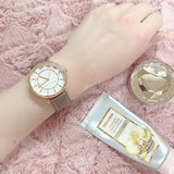 Buy Shop Marc Jacobs Roxy White Dial Cement Brown Leather Strap Watch for Women - MJ1533 USA Online