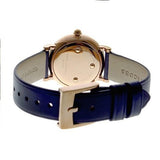 Buy Shop Marc Jacobs Roxy Navy Blue Dial Navy Blue Leather Strap Watch for Women - MJ1539 USA Online