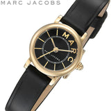Buy Shop Marc Jacobs Roxy Black Dial Black Leather Strap Watch for Women - MJ1585 USA Online