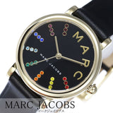 Buy Shop Marc Jacobs Roxy Black Dial Black Leather Strap Watch for Women - MJ1592 USA Online