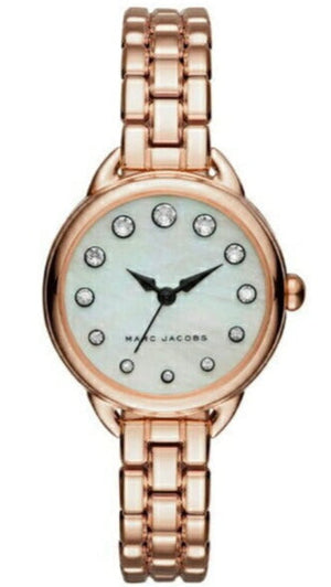 Buy Shop Marc Jacobs Betty Mother of Pearl White Dial Rose Gold Steel Strap Watch for Women - MJ3511 USA Online