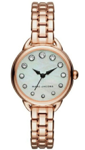 Buy Shop Marc Jacobs Betty Mother of Pearl White Dial Rose Gold Steel Strap Watch for Women - MJ3511 USA Online