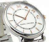 Marc Jacobs Roxy Silver Dial Two Tone Stainless Steel Strap Watch for Women - MJ3551