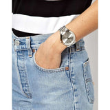 Buy Shop Michael Kors Slim Runway Silver Dial Silver Stainless Steel Strap Watch for Women - MK3178 USA Online