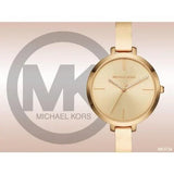 Buy Shop Michael Kors Jaryn Quartz Gold Dial Gold Steel Strap Watch For Women - MK3734 USA Online