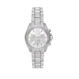 Buy Shop Michael Kors Mini Bradshaw Crystals Silver Dial Silver Steel Strap Watch For Women - MK6454 USA Online