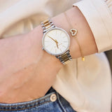 Buy Shop Michael Kors Pyper Quartz Silver Dial Two Tone Steel Strap Watch For Women - MK1041 USA Online