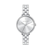 Buy Shop Michael Kors Charley Quartz Silver Dial Silver Steel Strap Watch for Women - MK4398 USA Online