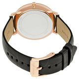 Buy Shop Michael Kors Jaryn Quartz White Dial Black Leather Strap Watch For Women - MK2472 USA Online