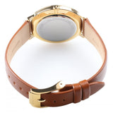 Buy Shop Michael Kors Pyper Quartz Silver Dial Brown Leather Watch For Women - MK2740 USA Online