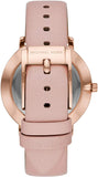 Buy Shop Michael Kors Pyper Quartz White Dial Pink Leather Strap Watch For Women - MK2741 USA Online