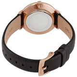 Buy Shop Michael Kors Pyper Three Hand White Dial Black Leather Strap Watch For Women - MK2835 USA Online