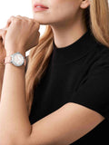 Buy Shop Michael Kors Camille Three-Hand Crystals White Dial Pink Leather Strap Watch for Women - MK2963 USA Online