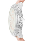 Buy Shop Michael Kors Camille Three-Hand Crystals White Dial Pink Leather Strap Watch for Women - MK2963 USA Online