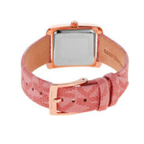 Buy Shop Michael Kors Emery Quartz Diamonds Red Dial Pink Leather Strap Watch For Women - MK2966 USA Online