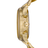 Buy Shop Michael Kors Runway Twist Gold Dial Gold Stainless Steel Strap Watch for Women - MK3131 USA Online