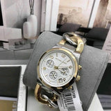 Buy Shop Michael Kors Runway White Dial Two Tone Steel Strap Watch for Women - MK3199 USA Online