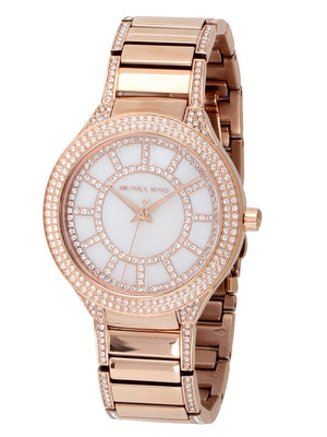 Buy Shop Michael Kors Kerry Mother of Pearl Dial Rose Gold Steel Strap Watch for Women - MK3313 USA Online