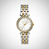 Buy Shop Michael Kors Darci White Dial Two Tone Steel Strap Watch for Women - MK3323 USA Online