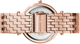 Buy Shop Michael Kors Darci Red DIal Rose Gold Stainless Steel Strap Watch for Women - MK3378 USA Online