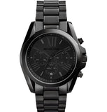 Buy Shop Michael Kors Bradshaw Black Dial Black Steel Strap Watch for Men - MK5550 USA Online