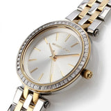 Buy Shop Michael Kors Darci Silver Dial Two Tone Steel Strap Watch for Women - MK3405 USA Online