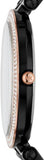 Buy Shop Michael Kors Darci Black Dial Black Steel Strap Watch for Women - MK3407 USA Online
