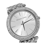 Buy Shop Michael Kors Darci Silver Dial Silver Steel Strap Watch for Women - MK3429 USA Online