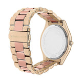 Buy Shop Michael Kors Slim Runway Pink Dial Two Tone Steel Strap Watch for Women - MK3493 USA Online