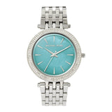 Buy Shop Michael Kors Darci Mother of Pearl Blue Dial Silver Steel Strap Watch for Women - MK3515 USA Online