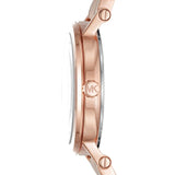 Buy Shop Michael Kors Norie Rose Gold Dial Rose Gold Steel Strap Watch for Women - MK3561 USA Online