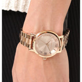 Buy Shop Michael Kors Norie Rose Gold Dial Rose Gold Steel Strap Watch for Women - MK3561 USA Online