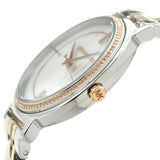 Buy Shop Michael Kors Cinthia Mother of Pearl Dial Two Tone Steel Strap Watch For Women - MK3831 USA Online