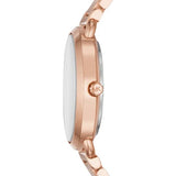 Buy Shop Michael Kors Portia Analog Quartz Rose Gold Dial Rose Gold Steel Strap Watch For Women - MK3839 USA Online