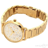 Buy Shop Michael Kors Portia Quartz White Dial Gold Steel Strap Watch for Women - MK3840 USA Online