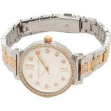 Buy Shop Michael Kors Sophie Chronograph Silver Dial Two Tone Steel Strap Watch For Women - MK3880 USA Online