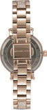 Buy Shop Michael Kors Sofie Quartz Rose Gold Dial Rose Gold Steel Strap Watch For Women - MK3882 USA Online