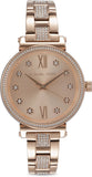 Buy Shop Michael Kors Sofie Quartz Rose Gold Dial Rose Gold Steel Strap Watch For Women - MK3882 USA Online
